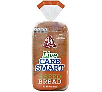 Aunt Millies Live Carb Smart 5 Seed Bread - 14 OZ