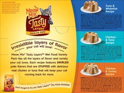 Meow Mix Tasty Layers Variety Pack - 12-2.75 OZ - Image 5