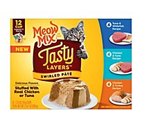 Meow Mix Tasty Layers Variety Pack - 12-2.75 OZ