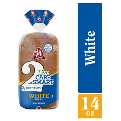 Aunt Millies Live Carb Smart White Bread - 14 OZ - Image 2
