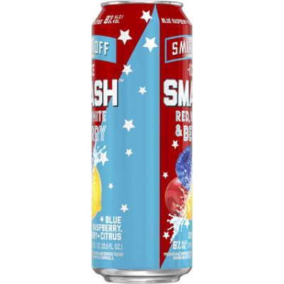 Smirnoff Ice Smash Red White And Berry 8% ABV Single Can - 23.5 Oz - Image 2