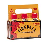 Fireball Cinnamon Whisky 66 Proof Carrier Bottle - 6-50 Ml