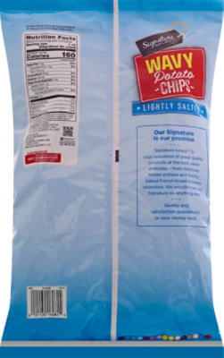 Signature Select Potato Chips Wavy Lightly Salted - 7.75 OZ - Image 6