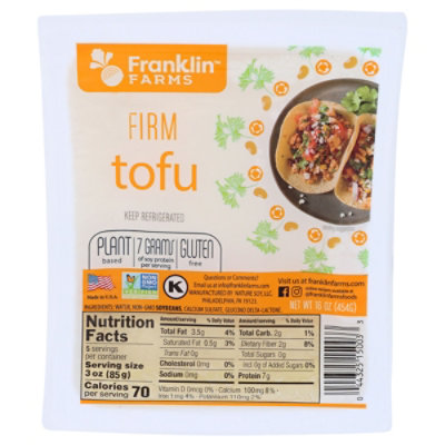 Franklin Farms Tofu Firm - 16 OZ - Image 3