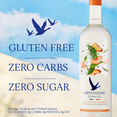 Grey Goose Essences White Peach and Rosemary Vodka with Natural Flavors - 750 Ml - Image 5