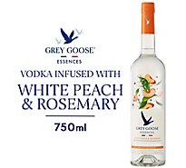 Grey Goose Essences White Peach & Rosemary Vodka with Natural Flavors Bottle - 750 Ml