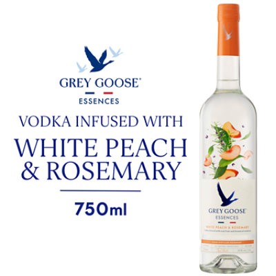 Grey Goose Essences Vodka White Peach & Rosemary 60 Proof - 750 Ml