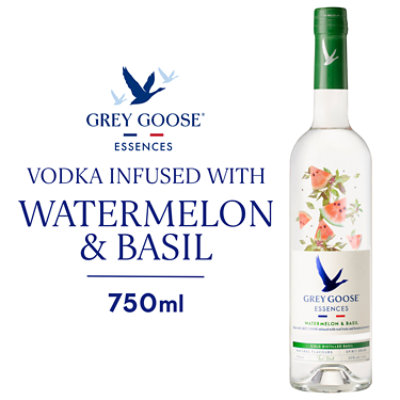 Grey Goose Essences Vodka Watermelon & Basil 60 Proof - 750 Ml