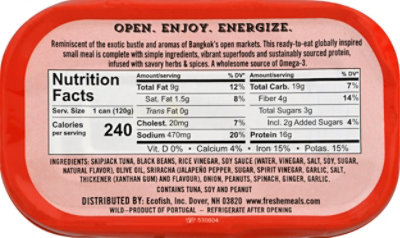 Freshe Tuna Sriracha Thai - 4.25 OZ - Image 6