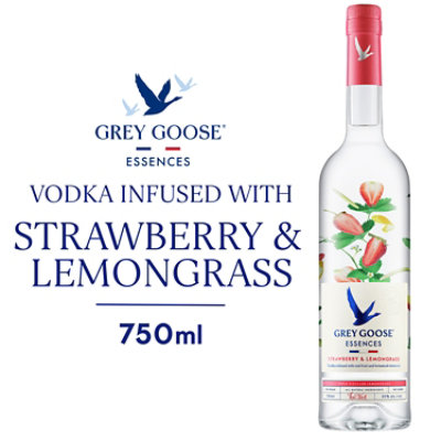 Grey Goose Essences Strawberry & Lemongrass Vodka With Natural Flavors - 750 Ml - Image 1