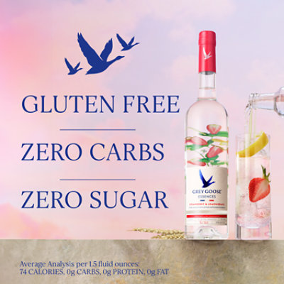 Grey Goose Essences Strawberry & Lemongrass Vodka With Natural Flavors - 750 Ml - Image 4