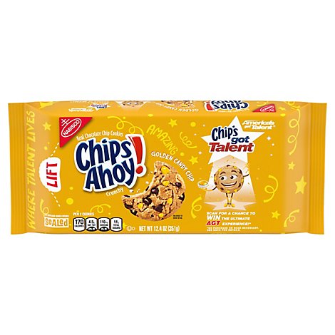Chips Ahoy! Cookies Golden Candy Chip Chocolate America�s Got Talent Edition - 12.4 Oz