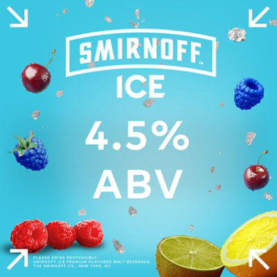 Smirnoff Ice Variety Pack Zero Sugar Sparkling Drink - 12-12 Oz - Image 5