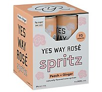 Yes Way Spritz Wine Spritzer Peach & Ginger - 4-250 Ml
