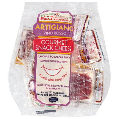  La Bottega di BelGioioso Artigiano Vino Ross Cheese - 5.28 Oz 