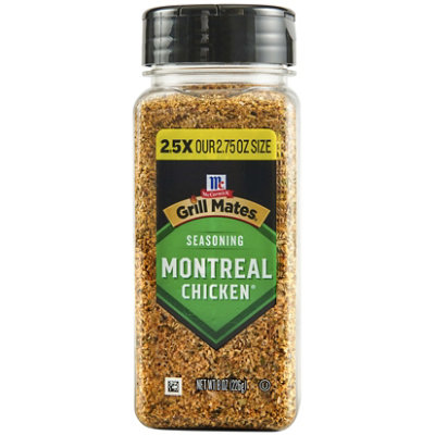 McCormick Grill Mates Montreal Chicken Seasoning - 8 Oz - Vons