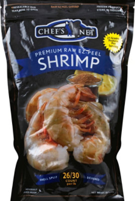 Chefs Net Shrimp Raw 26-30 Count Frozen - 32 OZ - Image 2