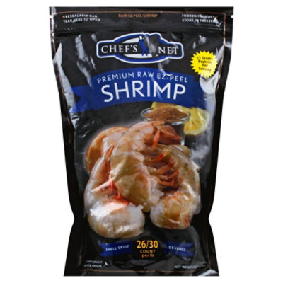 Chefs Net Shrimp Raw 26-30 Count Frozen - 32 OZ - Shaw's