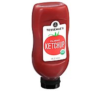 Tessemaes Ketchup Squeeze Bottle Organic - 14 OZ
