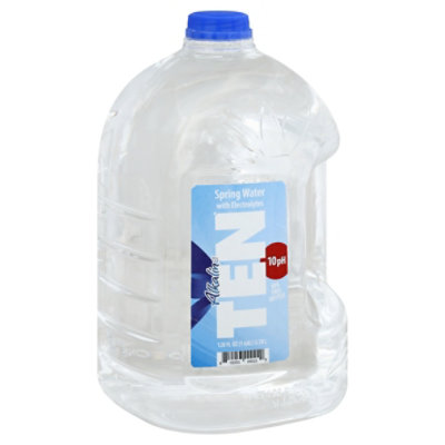 Ten Water Water Spring Alkaline Gallon - 128 FZ