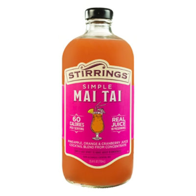Stirrings Mai Tai Cocktail Mix - 750 Ml - Image 1