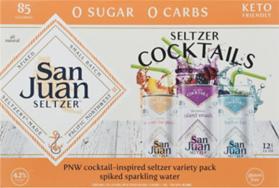 San Juan Seltzer Cocktail Variety Pack - 12-12 Fl. Oz. - Image 6