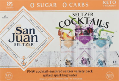 San Juan Seltzer Cocktail Variety Pack - 12-12 Fl. Oz. - Image 2