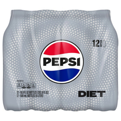 Diet Pepsi Cola 16.9 Fl Oz 12 - Online Groceries | Safeway