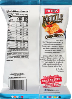 Herrs Kettle Cooked Salt & Vinegar - 2.5 OZ - Image 6