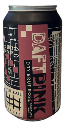 Split Rail Winery Daft Pink Brut Rose Can - 355 ML
