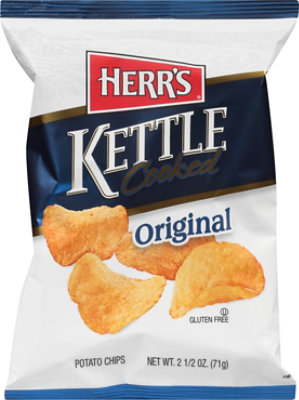 Herr's Kettle Cooked Original - 2.5 OZ - Image 2