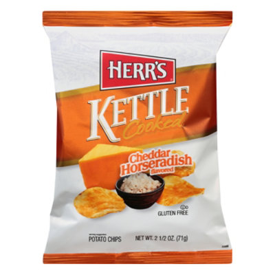 Herr's Kettle Cooked Cheddar Horseradish - 2.5 OZ - Image 3