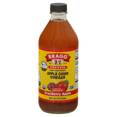 Bragg Vinegar Cranberry Apple - 16 OZ