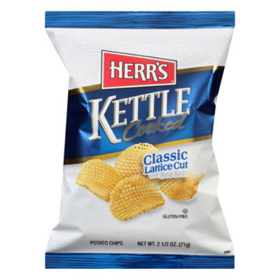 Herrs Kettle Cooked Classic Lattice Cut - 2.5 OZ - Image 3