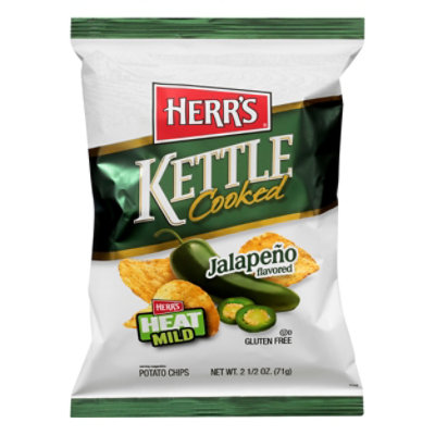 Herrs Kettle Cooked Jalapeno - 2.5 OZ - Image 1