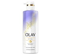 Olay Cleansing & Renewing Nighttime Body Wash with Vitamin B3 and Retinol - 17.9 Fl. Oz.