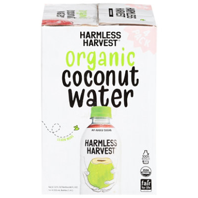 Harmless Harvest Organic Coconut Water Pack - 4-12 Fl. Oz. - Image 3