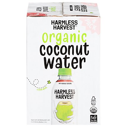 Harmless Harvest Organic Coconut Water Pack - 4-12 Fl. Oz. - Image 2