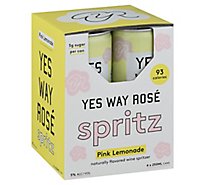 Yes Way Rose Pink Lemonade Spritz - 4-250 ML