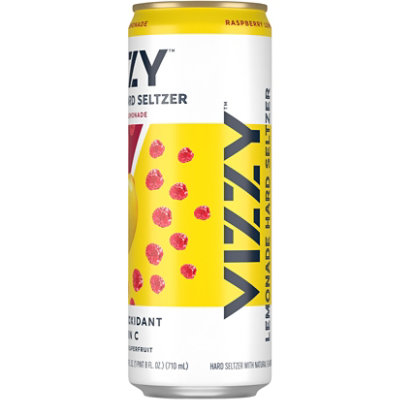 Vizzy Raspberry Lemonade Hard Seltzer Beer 5% ABV Can - 24 Fl. Oz. - Image 2