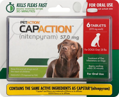 Capaction flea tablets hot sale
