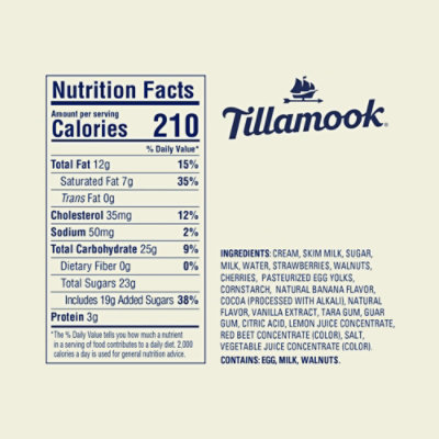 Tillamook Banana Split Ice Cream - 48 Oz - Image 6