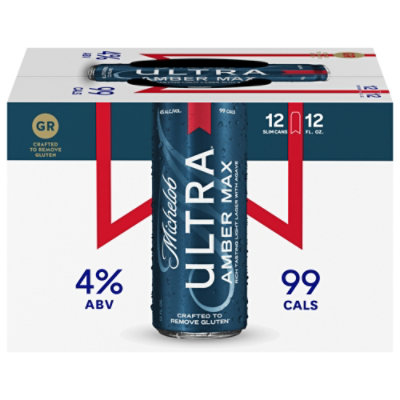 Michelob ULTRA Amber Max American Lager Beer in Cans - 12 - 12 Fl. Oz. - Image 2