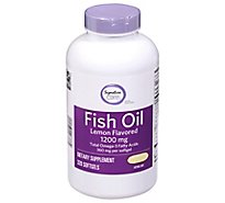Signature Care Fish Oil 1200mg Lemon Flavor Softgel - 320 CT