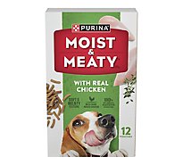 Purina Moist & Meaty Chicken Dry Dog Food - 72 OZ