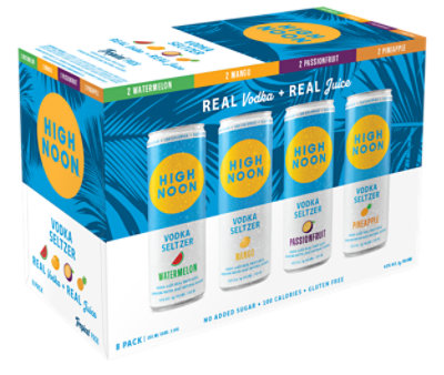 High Noon Sun Sips Tropical Hard Seltzer Cans - 8-12 Fl. Oz. - Image 1