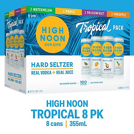 High Noon Sun Sips Tropical Can - 8-12 FZ - Image 1
