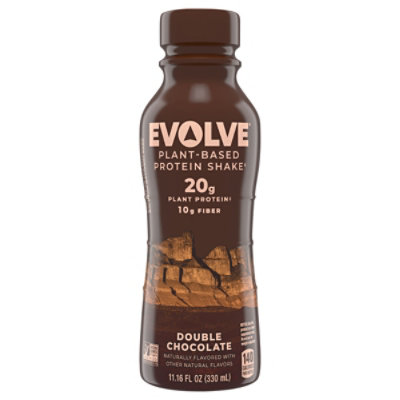 Evolve Plant Based Protein Shake Double Chocolate Natural Flavored - 11.16 FZ - Image 3