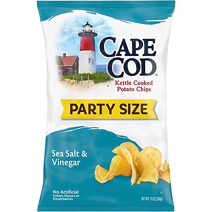 Cape Cod Potato Chips Sea Salt Vinegar - 13 OZ - Image 2
