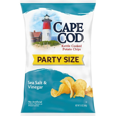 Cape Cod Sea Salt & Vinegar Kettle Cooked Potato Chips - 13 Oz - Image 1